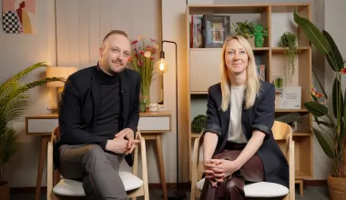 Kathlyn Declau (Head of Marketing & Communication) en Lieven Vos (Product Owner Digital Onboarding)